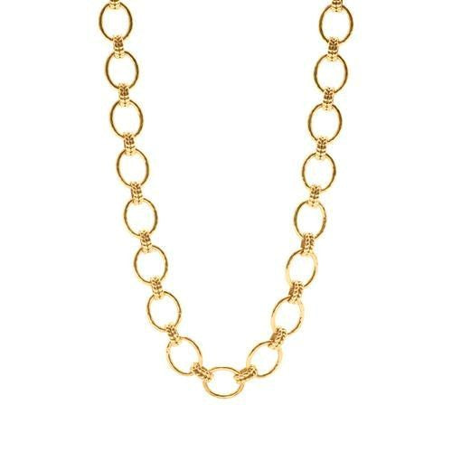Capucine de Wulf - Cleopatra Grande Link Necklace, 16"+2'' - Gold