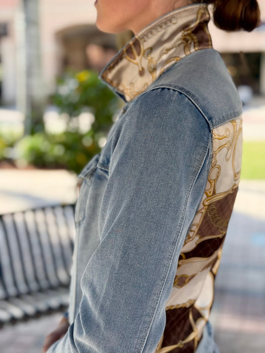 The Light Denim Jacket / Snaffle & Chains