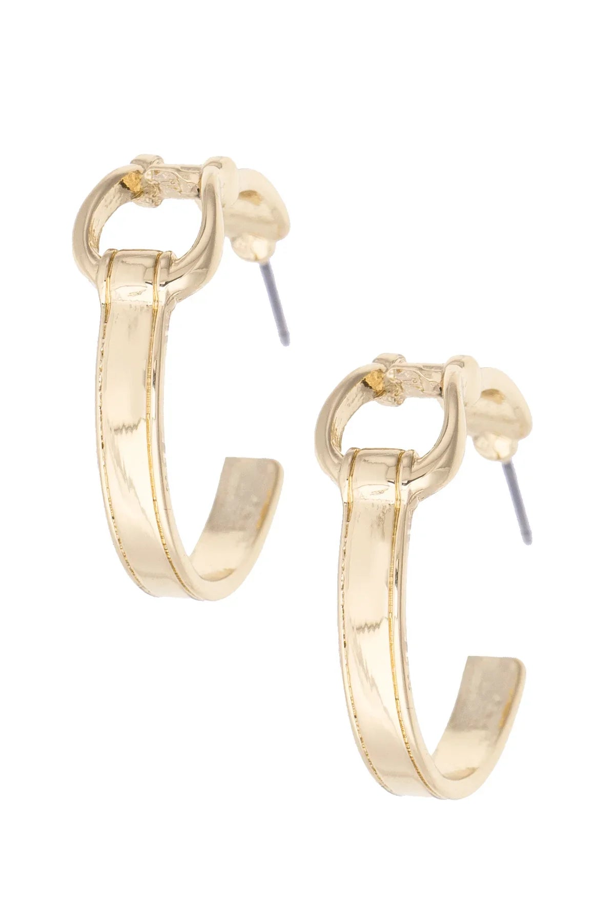 Henry Horsebit Hoop Earrings