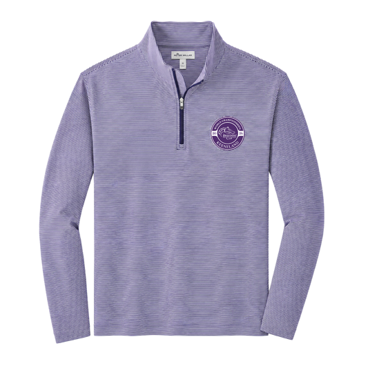 Peter Millar Sugar Stripe Performance Perth with Event Logo