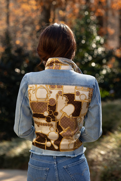 The Light Denim Jacket / Snaffle & Chains