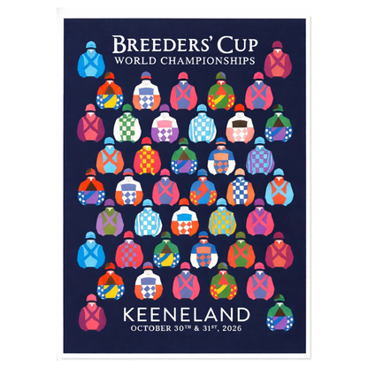 2026 Jockey Silks Poster Print