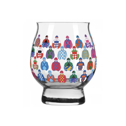 Jockey Silks Tasting Glass