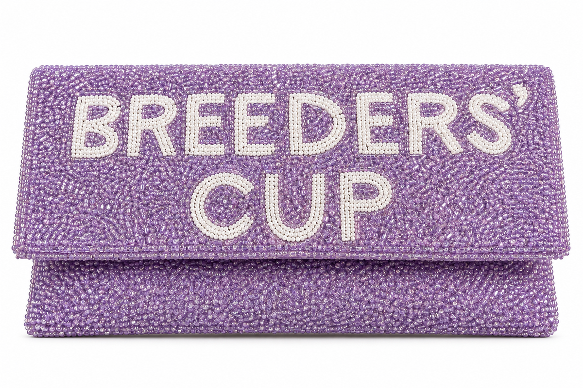 Breeders' Cup Beaded Clutch