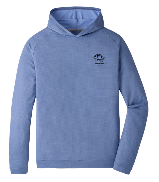 Peter Millar Pine Houndstooth Performance Hoodie