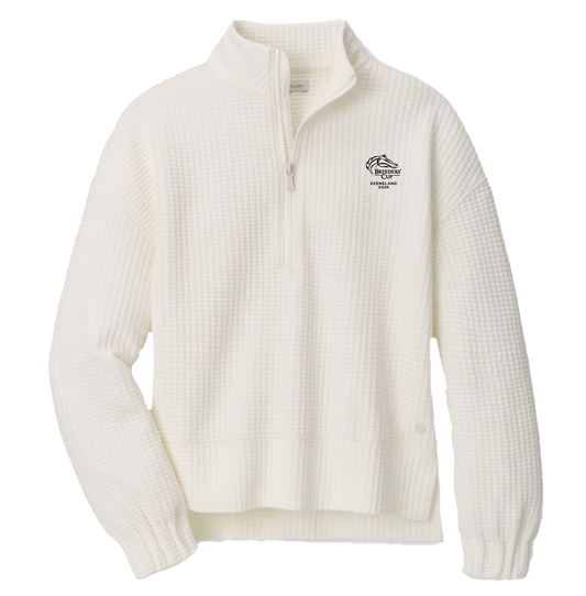 Flora Knit Jacquard Quarter-Zip