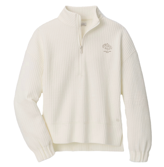 Flora Knit Jacquard Quarter-Zip