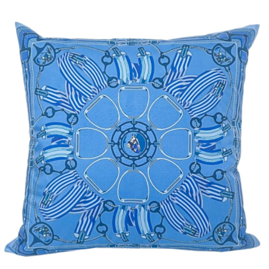 Stirrups Silk Pillow: 16"
