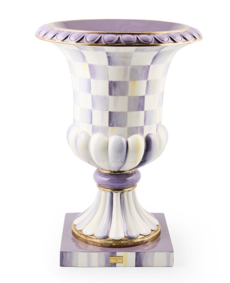 MacKenzie Childs Pedestal Urn