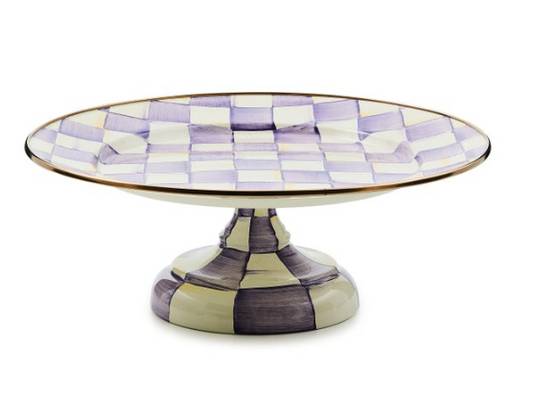 MacKenzie Childs Small Pedestal Platter