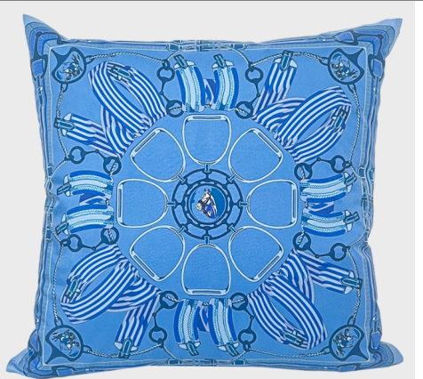 Stirrups Silk Pillow: 16"