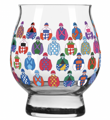 Jockey Silks Tasting Glass