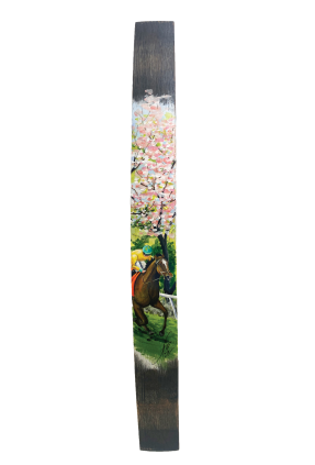 Hand Painted Spring Stave