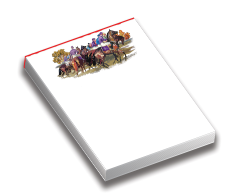 Turf Club 5.5" x 8.5" Notepad