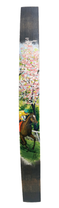 Hand Painted Spring Racing Stave