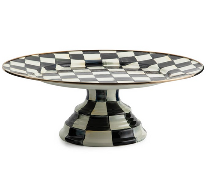 MacKenzie Childs Small Pedestal Platter