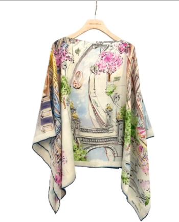 Cashmere Poncho: Paris