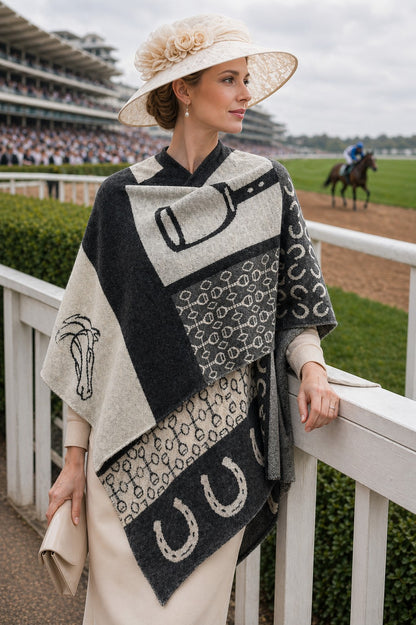 Cheval Alpaca Poncho