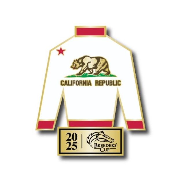 2025 Jockey Flag Pin