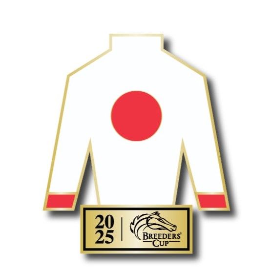 2025 Jockey Flag Pin