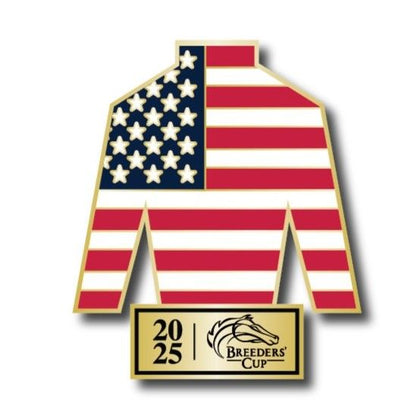 2025 Jockey Flag Pin
