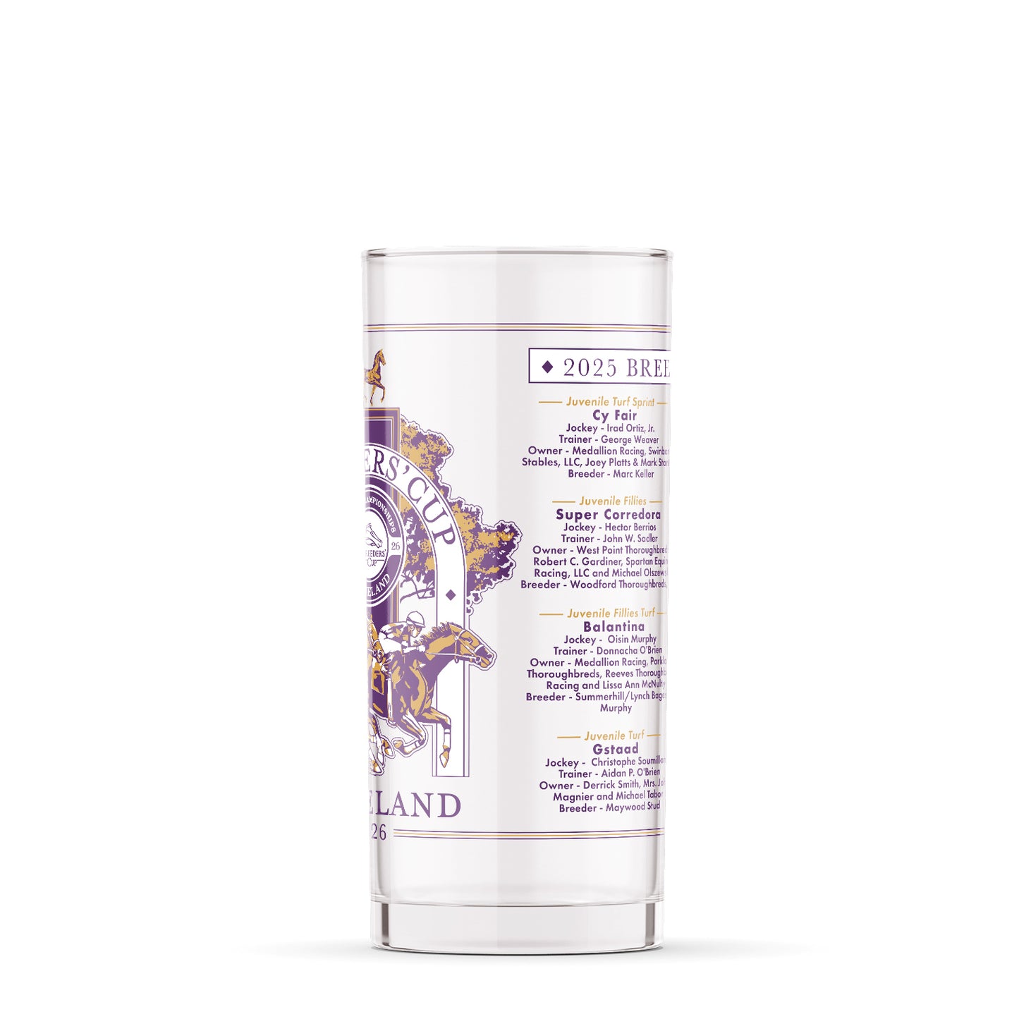 2026 Winner's HiBall Glass