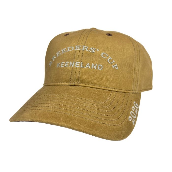 Arch Oil Coated Canvas Cap – BreedersCupShop