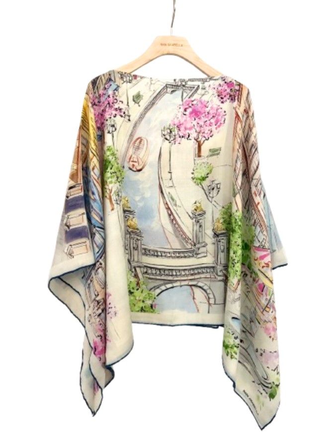Rani Arabella Paris Cashmere Poncho