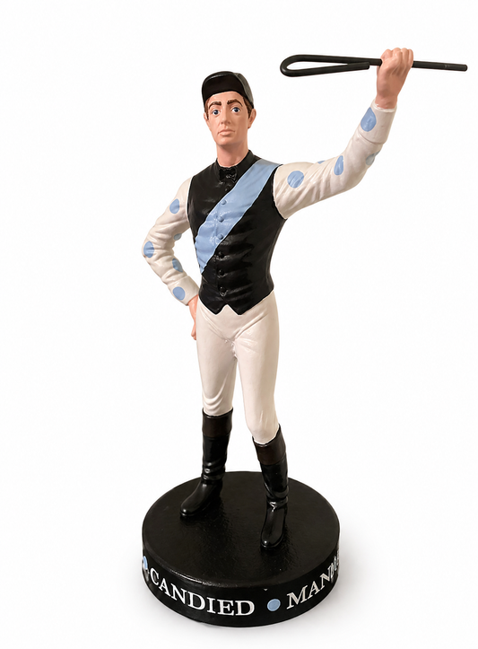 Personalized Hand Painted Jockey Statue