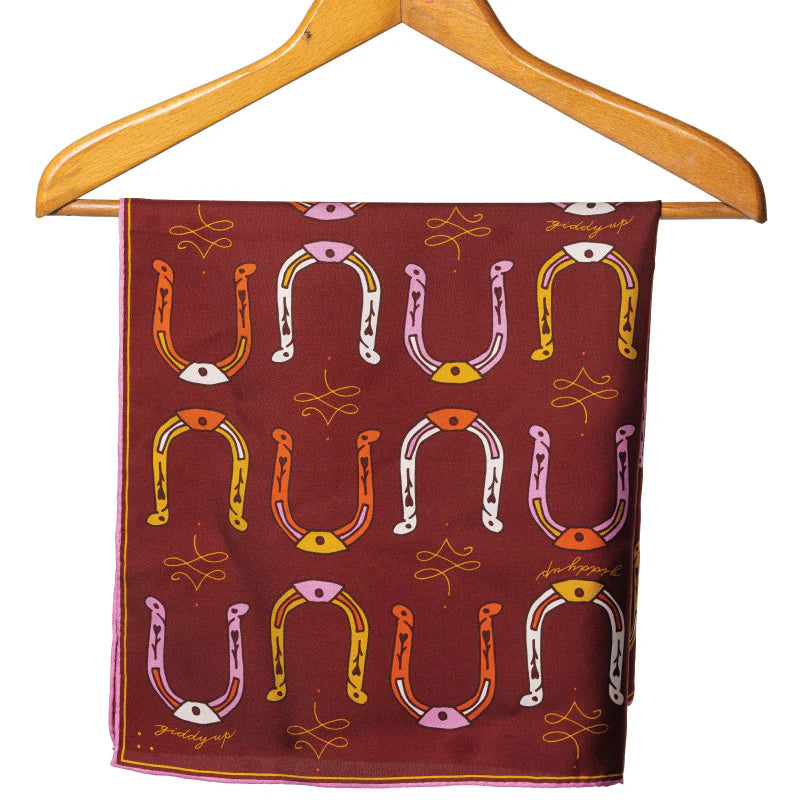 Giddy Up Silk Scarf
