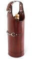 Vagabond House Leather Bit Single Bottle Wine Carrier