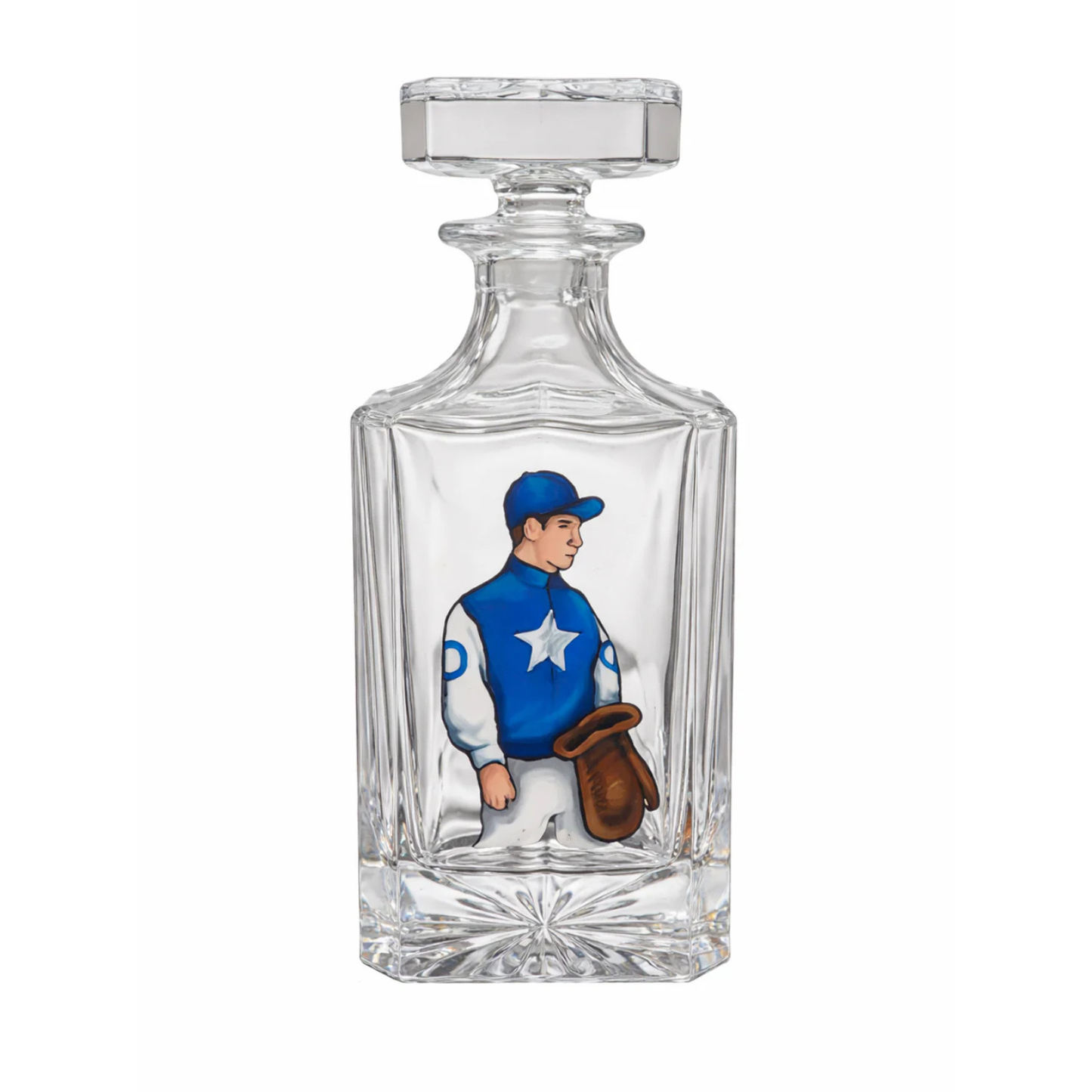 Custom Jockey Silks Decanter
