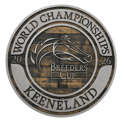 The Ultimate Breeders' Cup Keeneland Barrel Wood Metal Wall Art
