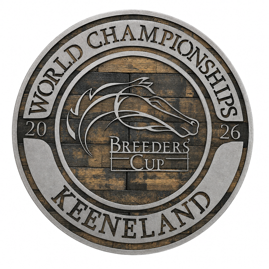 The Ultimate Breeders' Cup Keeneland Barrel Wood Metal Wall Art