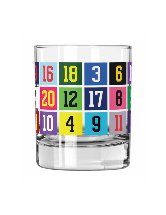 Saddle Cloth Rocks Glass