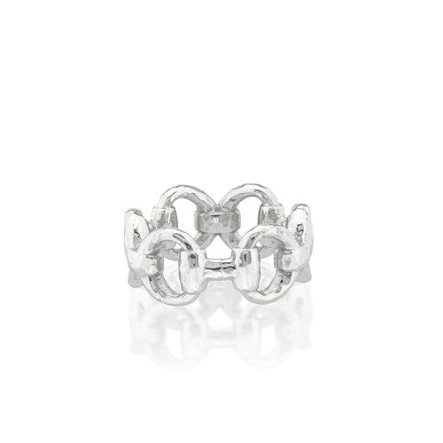 Capucine de Wulf -Equestrian Snaffle Bit Ring, Size 8 - Silver