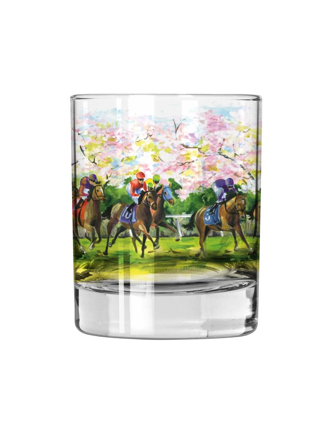 The Spirit of Racing Rocks Glass