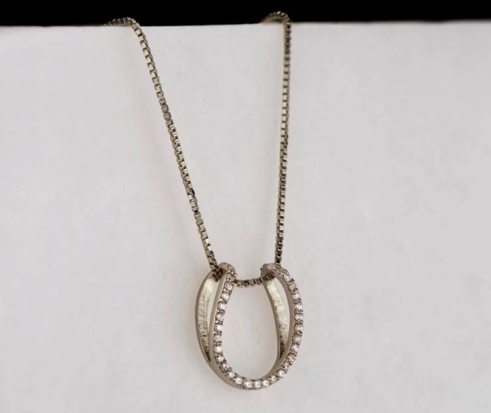 Urban Equestrian Levade Horseshoe Pendant Necklace