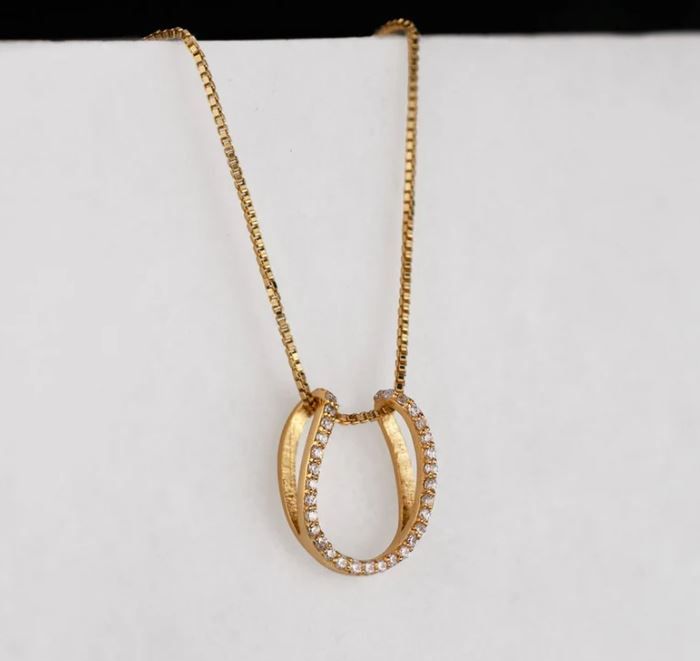 Urban Equestrian Levade Horseshoe Pendant Necklace