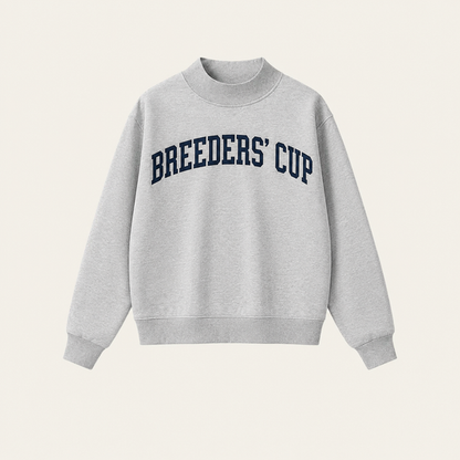 Breeders' Cup Varsity Arch Mock Neck Sweatshirt